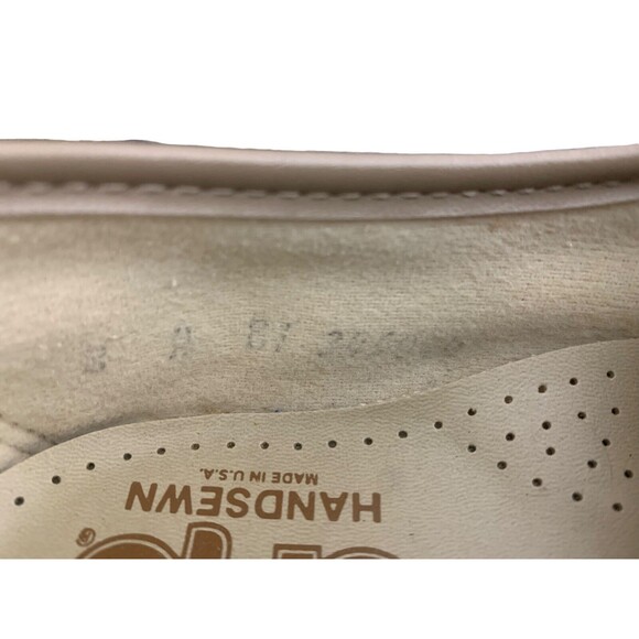 SAS Siesta Lace Up Loafer Comfort Shoes Women's Size 8 N Handsewn Mocha USA - Picture 13 of 15